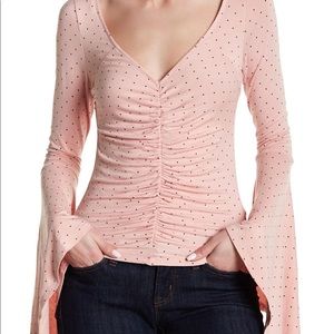 Free people What A Babe long (bell)sleeve top